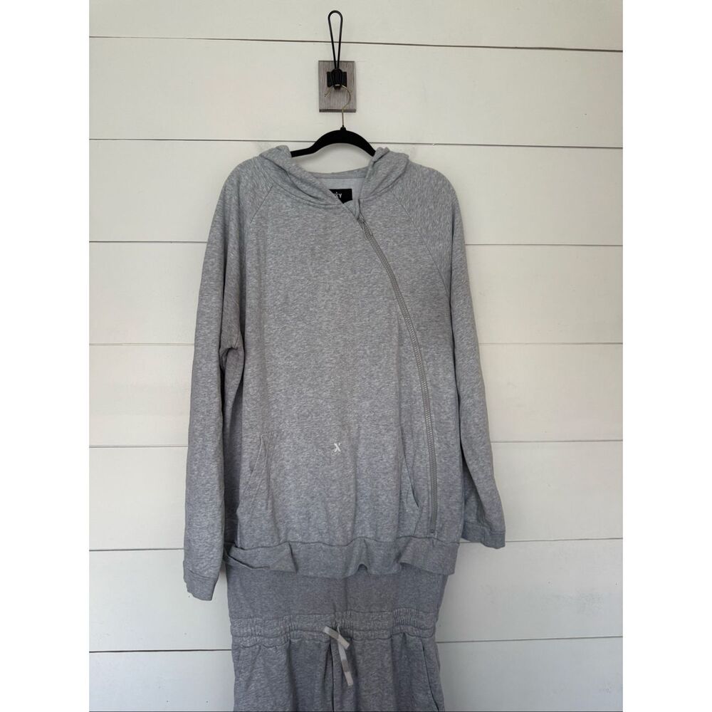 Tuxy Men’s XL Gray One Piece Romper Jumpsuit Sweats